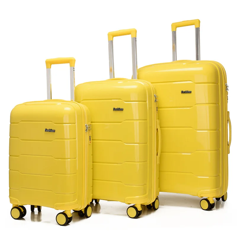 Mala de viagem sobre rodas, mala de rolamento, mala Kit, bagagem Trolley Bag Valises, 20 ", 24", 28 ", 3 Pcs