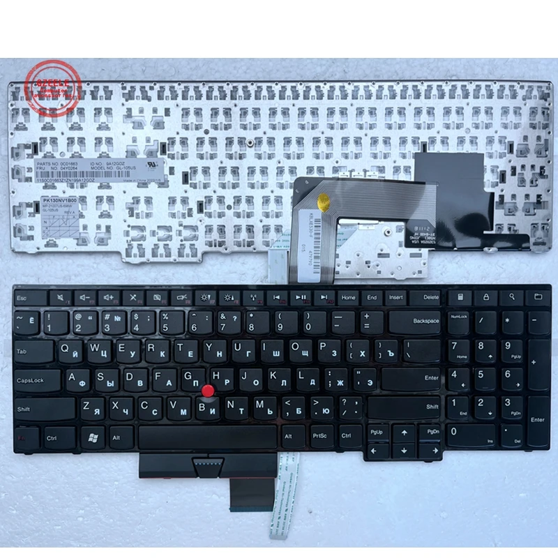 US/RU New Laptop keyboard for Lenovo for IBM for ThinkPad E530C E530 E545 E535 E530 US English layout