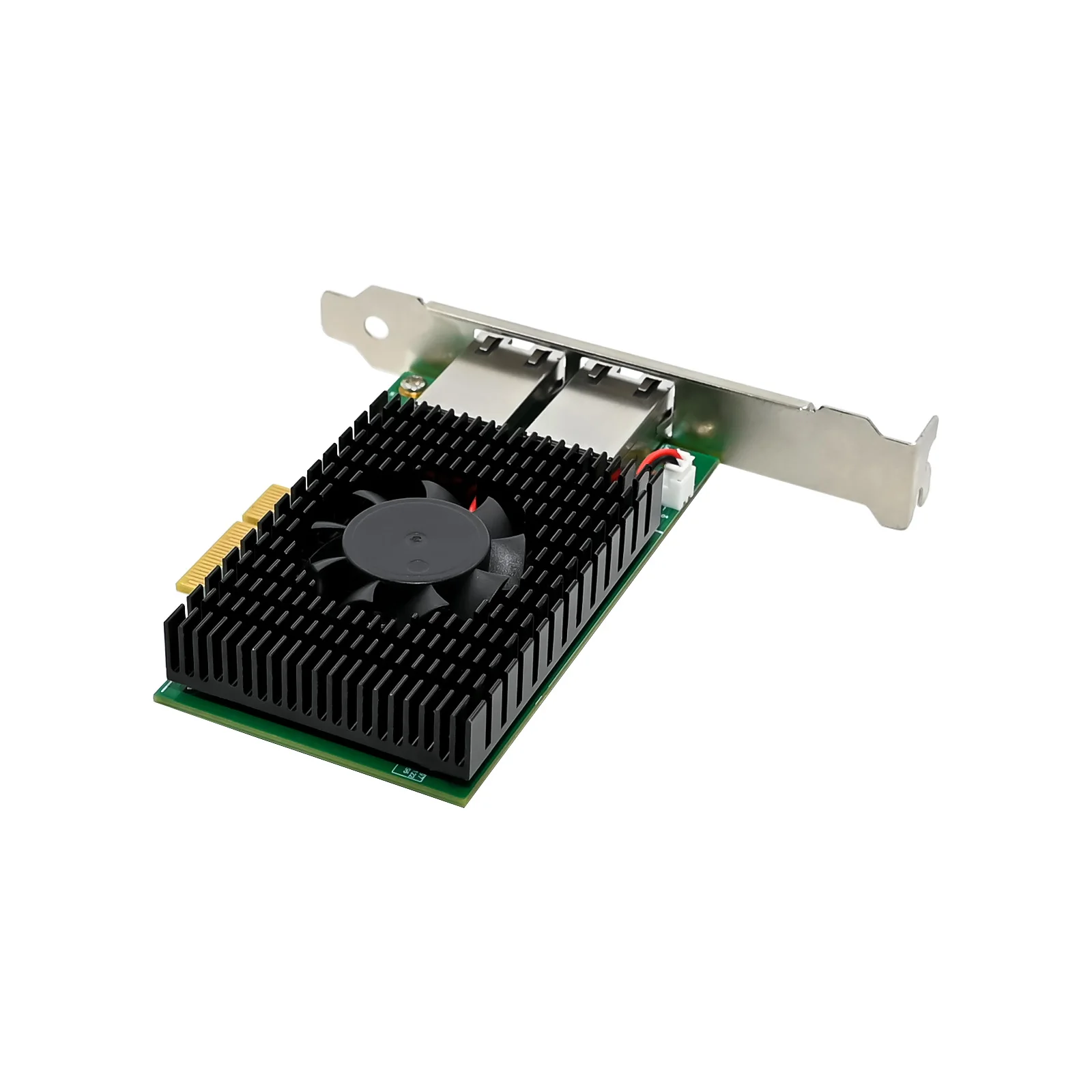 SUNWEIT ST7358 PCI Express x4 AQ107S-T2 10GbE placa Ethernet RJ45 de porta única chipset AQtion