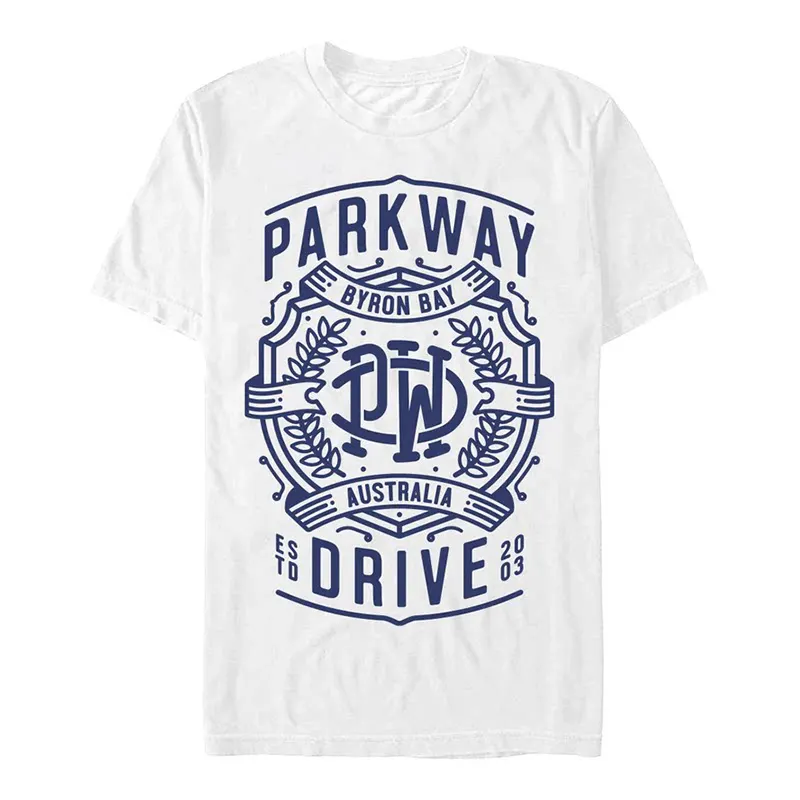 Summer Pop Australian Metal Hardcore Band Parkway Drive's Printed Round-neck Short-sleeved T-shirt
