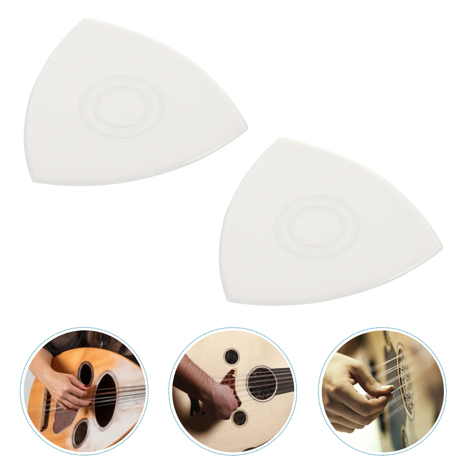 

12 Pcs Nylon Pick Ukulele Guitar Accessories Practice Picks Musical Instruments Bass Plectrums Liuqin Parts Supplies