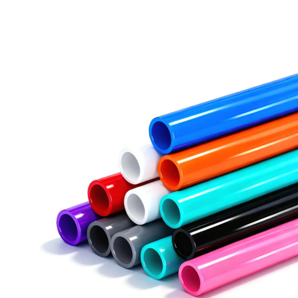 1pcs Lenght 20/50CM UPVC Hard Pipe Aquarium Fish Tank Water Supply O.D 20-50mm  DIY Frame Tube Irrigation Plastic Drainage Pipe