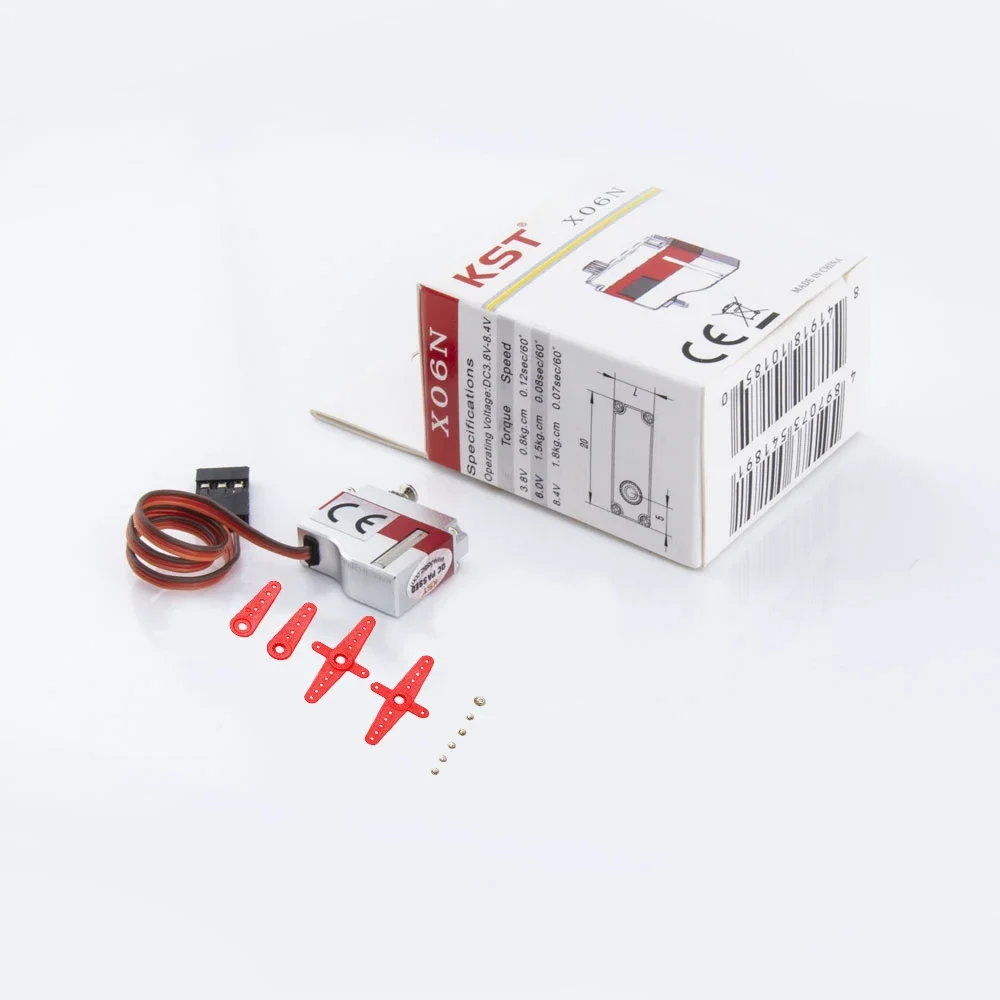 

New KST X06N V6.0 1.8kg Torque HV Micro Digital Metal Gear Servo Motor for High Performance RC Glider