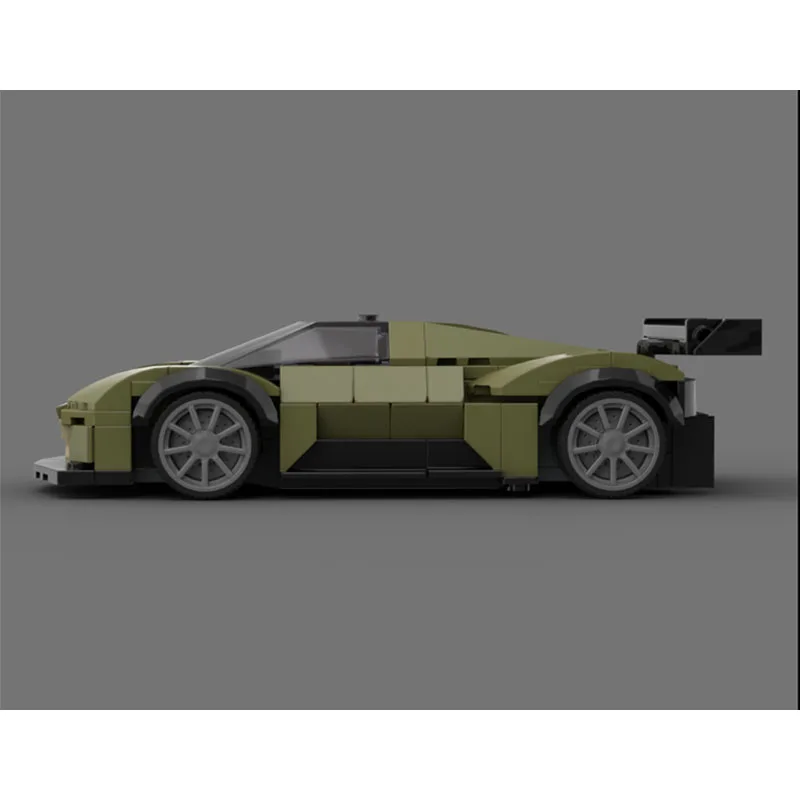 

MOC-239424 Новая классическая роскошная модель спортивного автомобиля, 225 деталей, креативная игрушка в подарок на день рождения для мальчиков и детей