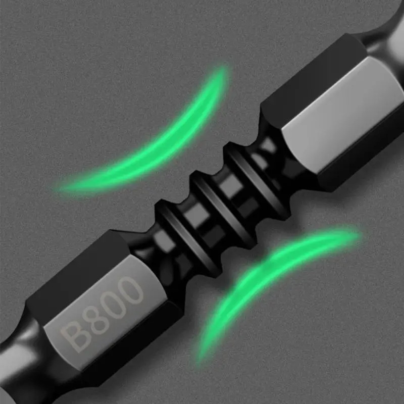 R9UF Punta per cacciavite a doppia testa magnetica forte Punta per vite a croce Punta per trapano a mano per cacciavite