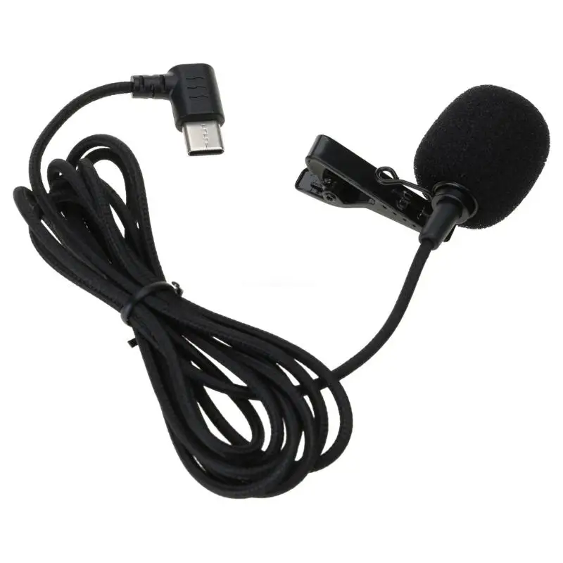 Lavalier Lapel Microphone Professional For 360 Action Cameras and Smartphones for Clear Auditory Recording Dropship