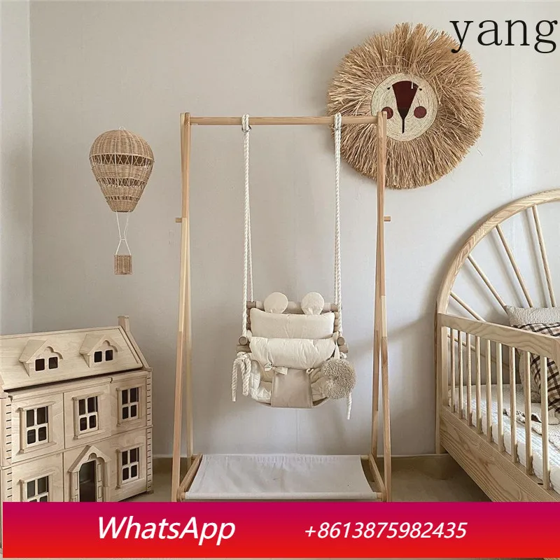 

LH Household Indoor Hanging Chair Small Hanging Basket Cloth Rocking Chair Swing