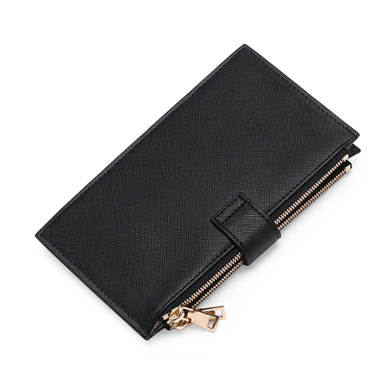 Womens Walllet Rfid Blocking Bifold Multi Card Case Portemonnee Met Rits Lederen Multi Card Organizer Wallet Credit Card