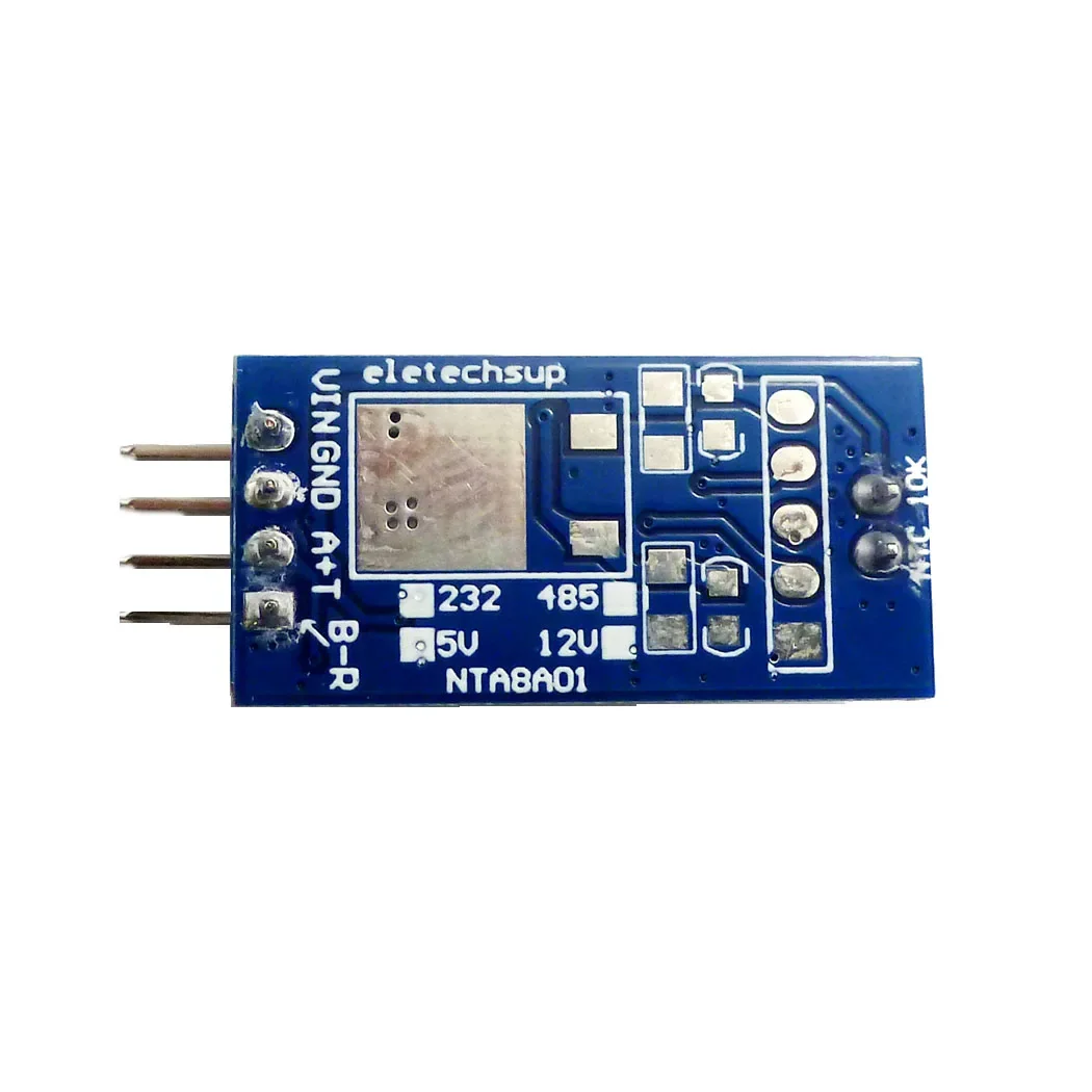 2PCS NTA8A01 Modbus RTU NTC Temperature Acquisition Module B3950 10K 1% Thermistor -20-125C 5V/12V for PLC Warehouse Greenhouse