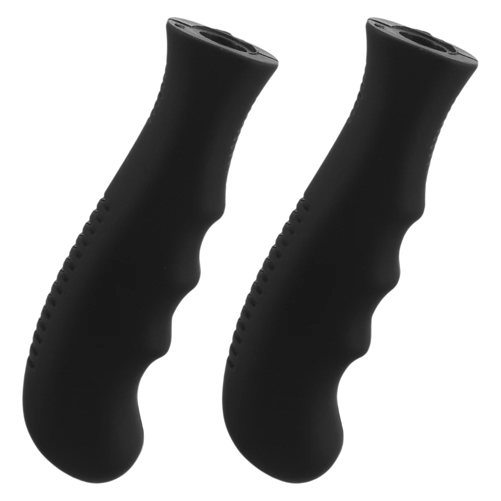 

2 Pcs Umbrella Handle Parasol Replacement of Anti-UV Outdoor Patio Repair Parts Black for