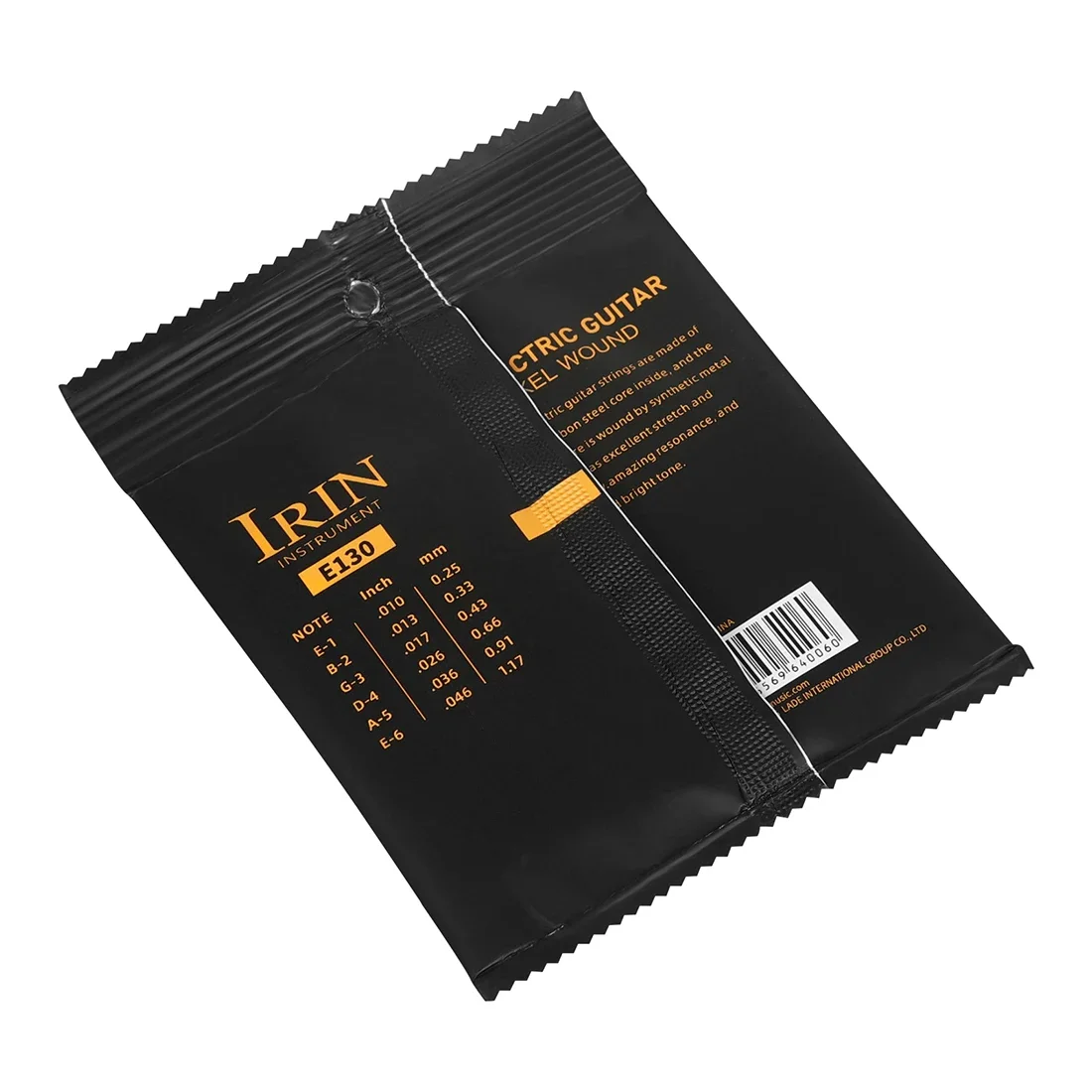 IRIN E130 Electric Guitar String Silver 6Pcs Electric Guitar Strings Plated Nickel Steel Ultra-Thin Coating Strings Parts image 3