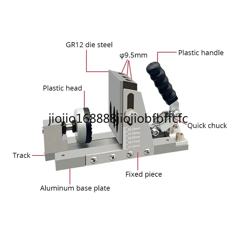 Suitable for Pocket Hole Jig Kit Woodworking Oblique Hole Locator Drill Bits 15 Degree Angle Drill Guide Set Hole Puncher