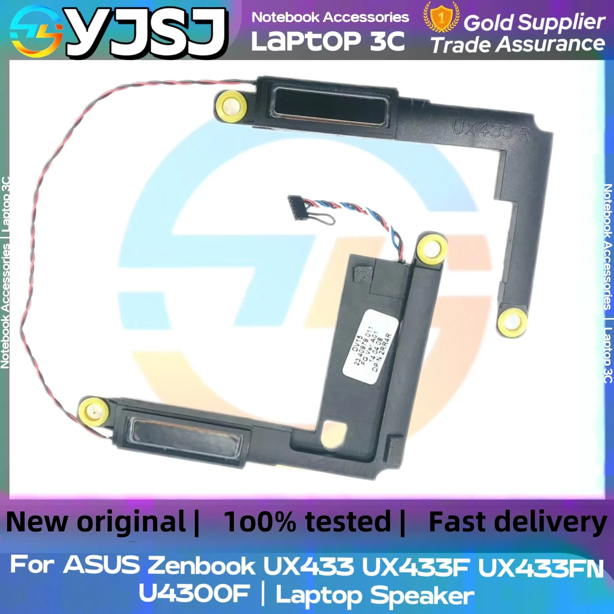 

New GENUINE Original Laptop Speaker For ASUS Zenbook UX433 UX433F UX433FN U4300F built-in speaker horn audio 04072-03000000