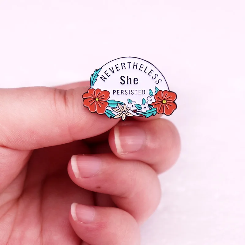 Love petal fun brooch book forest garden heart girlfriend badge accessory dirty art