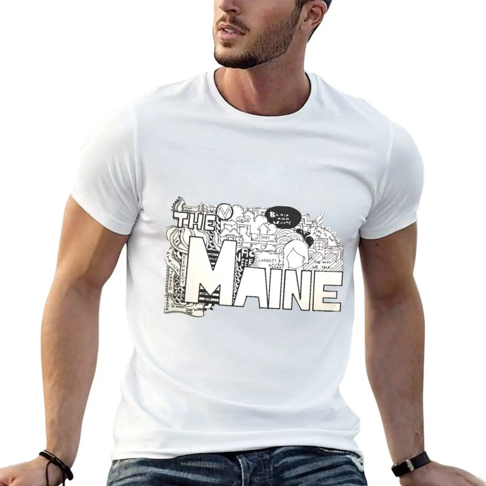 The Maine T-Shirt plus sizes Aesthetic clothing t shirt for men
