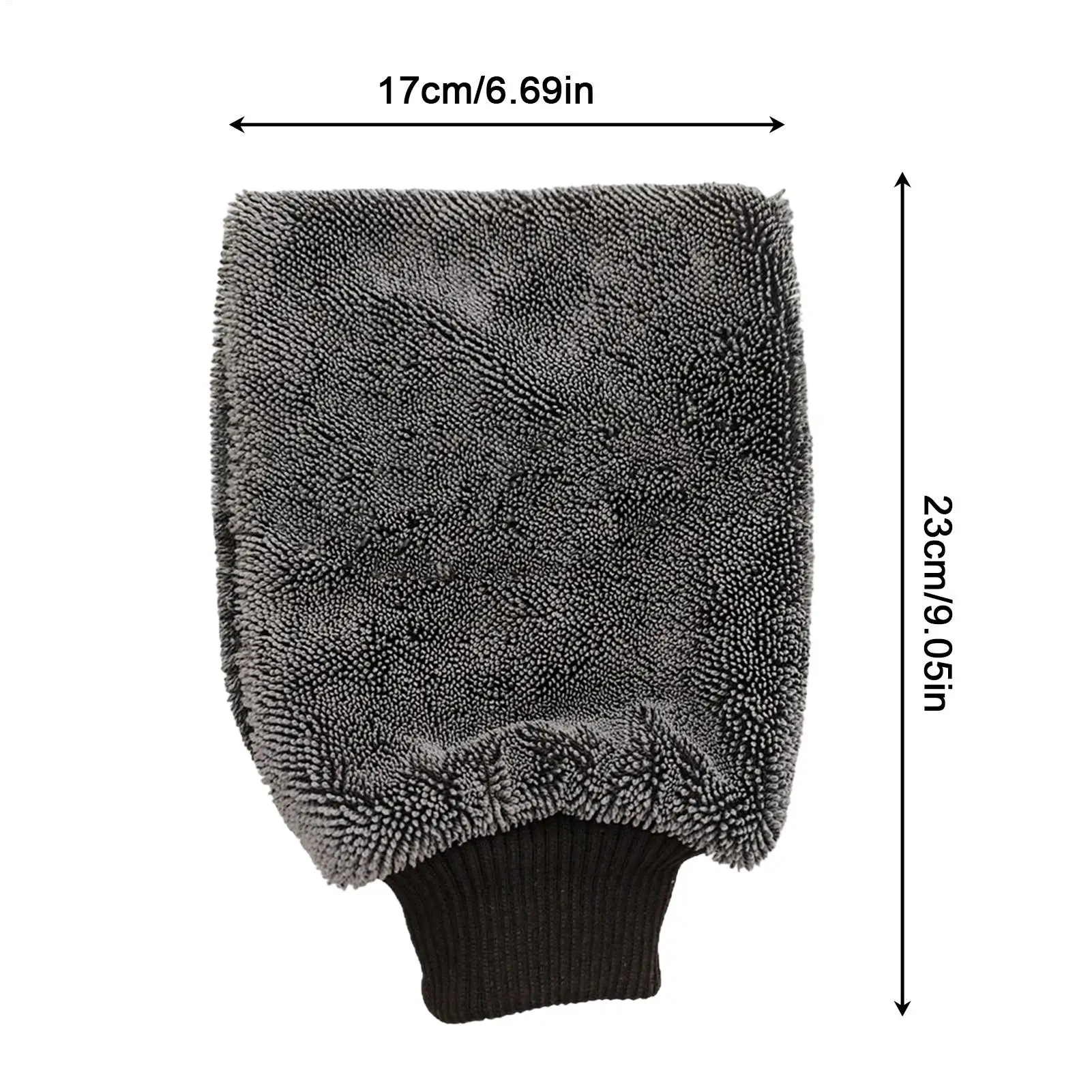  Microfiber Car Wash Mitt Absorbent Scratch Free Washing Glove Soft Auto Cleaning Mitt For Auto Truck Sedan Paint Glass Tools - view 6