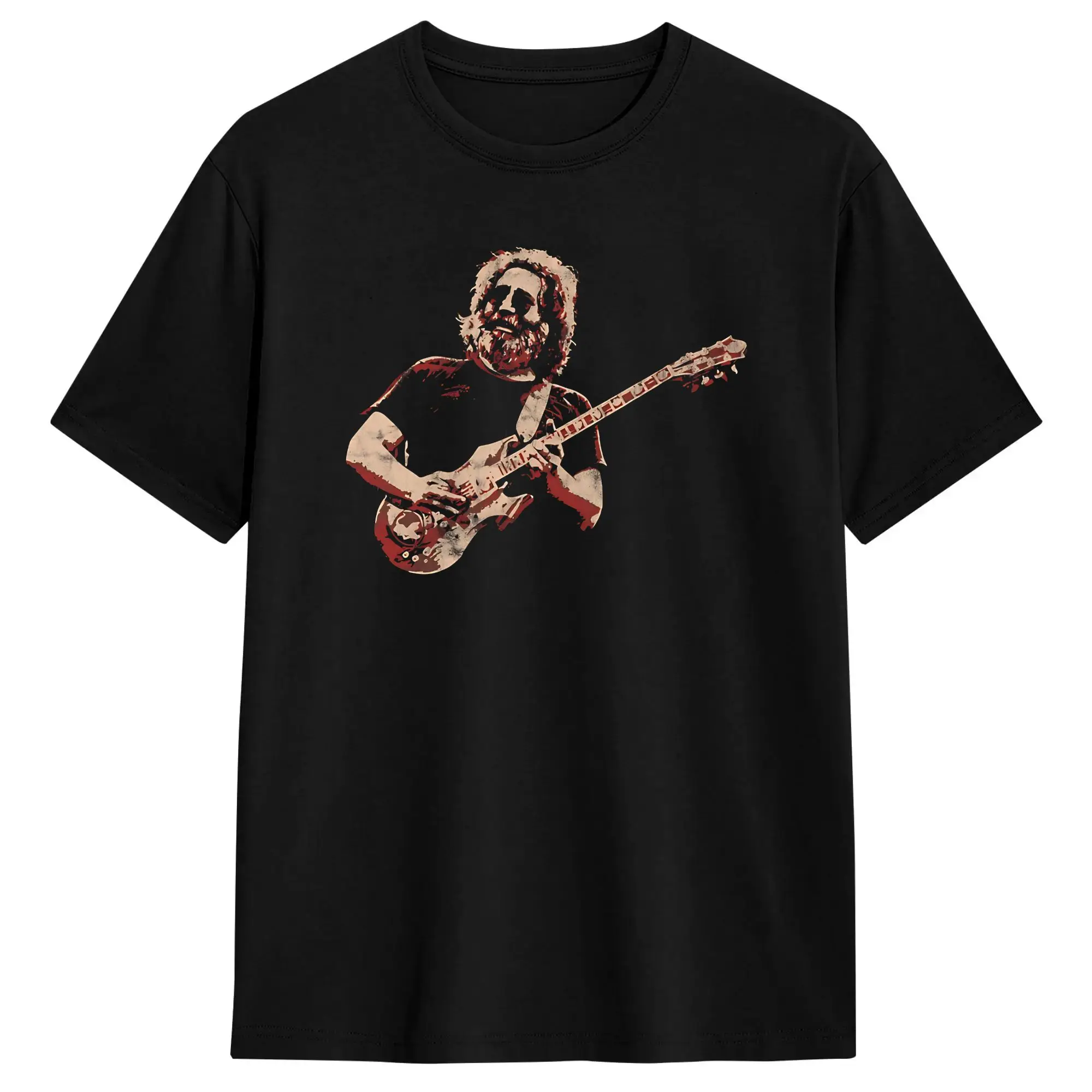 Camisetas para hombre Jerry Garcia Live Unique, camisetas 100% de algodón, camiseta de manga corta, ropa con cuello redondo, regalo de cumpleaños