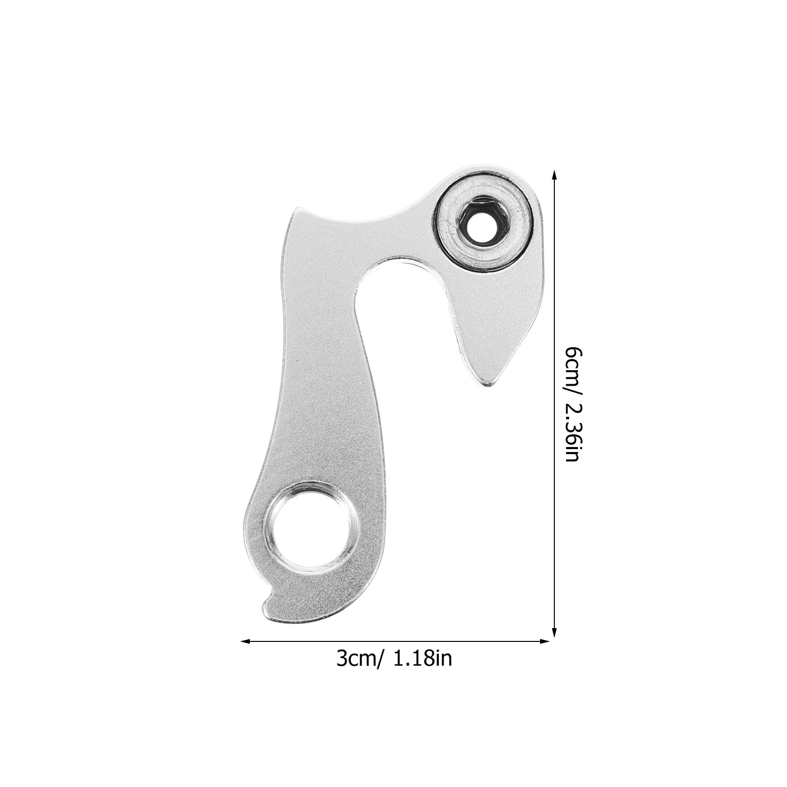 2 قطعة دراجة الطريق الجبلية سبيكة الخلفية Derailleur الذيل هوك قابل للتعديل الإطار شماعات الدراجات ملحق الخلفية Derailleur شماعات
