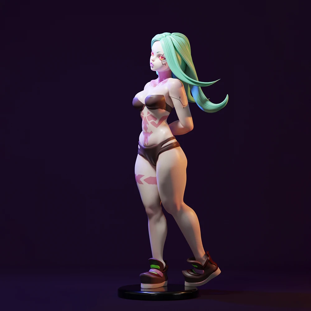 75mm,150mm,300mm Desk ornament,Sexy girl resin model kit, mini 3D printed gray figure statue, unpainted,unassembled