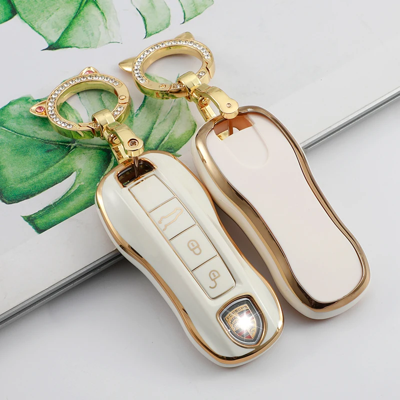 TPU Phnom Penh Car Key Cover Case Shell For for Porsche Panamera Carman Macann Bobst Cayenne 911 970 981 991 996 92A 2017