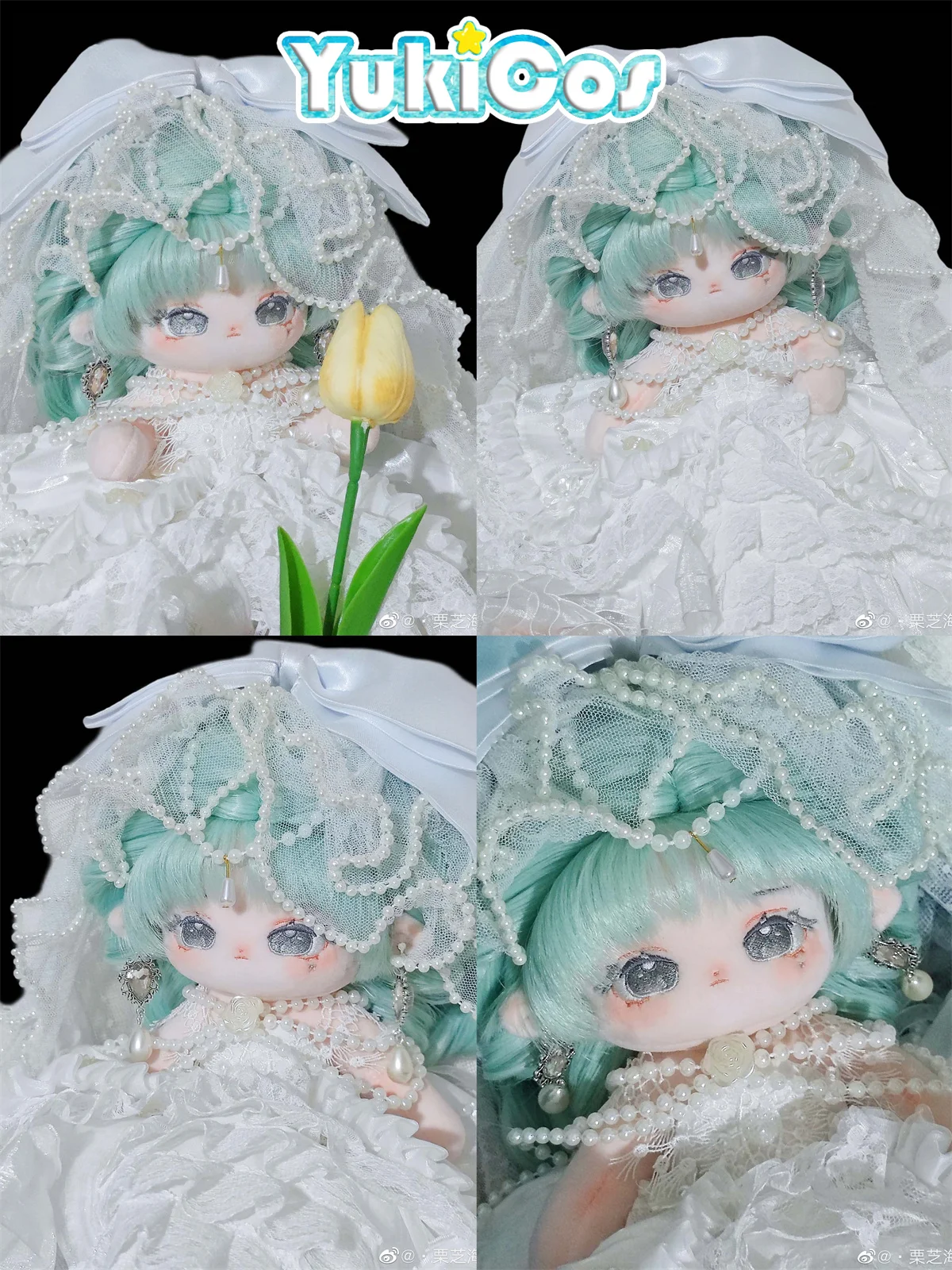 

No attributes Lolita Wedding Dress Bridal Bride Hanayome Skirt Cute Plush 20cm 30cm Doll Doll's Clothes Dolls Accessories TPP