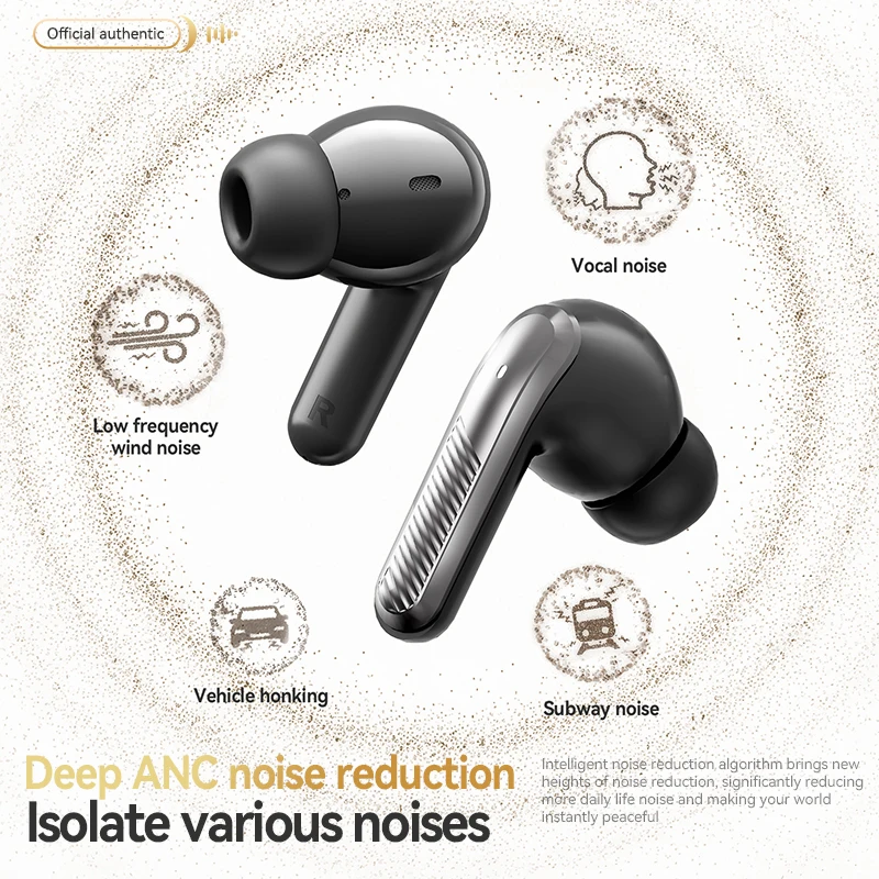 سماعات رأس بلوتوث لاسلكية داخل الأذن من Acer Ohr644 Anc للحد من الضوضاء، تأثير صوت بانورامي مريح يرتدي عمر بطارية طويل مخصص للرياضة والجري متوافق مع الهواتف المحمولة والأجهزة اللوحية #5