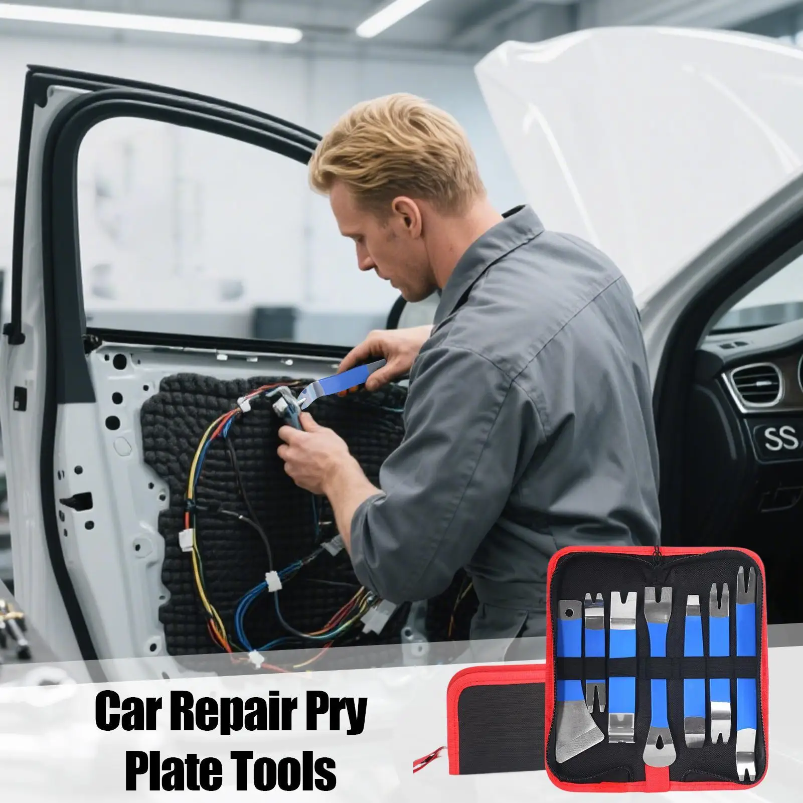 

Trim Removal Tool Kit Automotive Auto Clip Fastener Remover Pry Tool Set 1 Set Automotive Installer Pry For Window Door