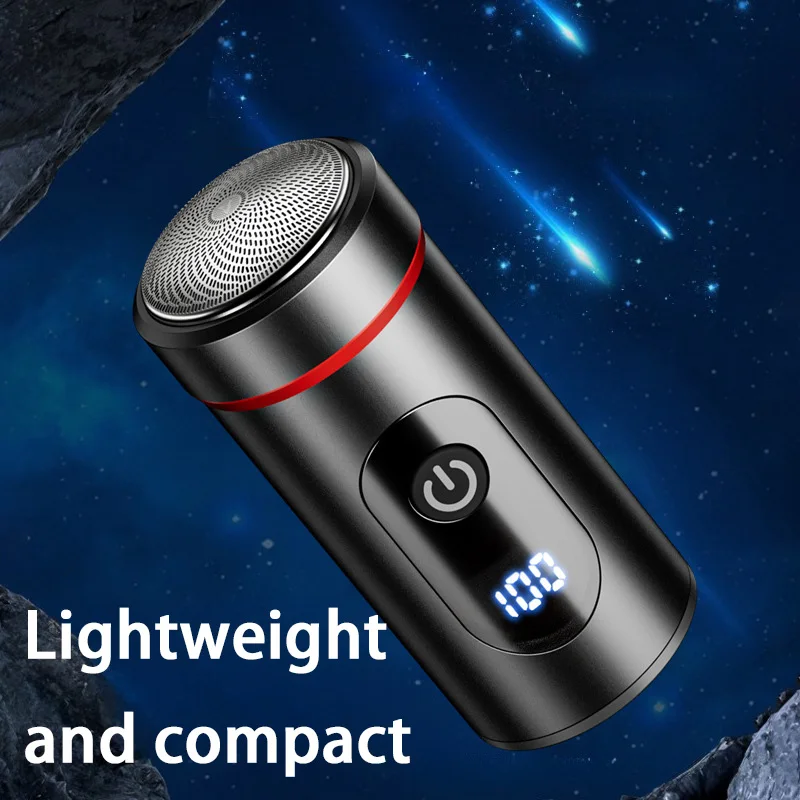 Xiaomi Mini Digital Shaver Type-c Quick Charge Travel Home Digital Display Beard Knife Comfortable Hair Trimmer Pocket Razor