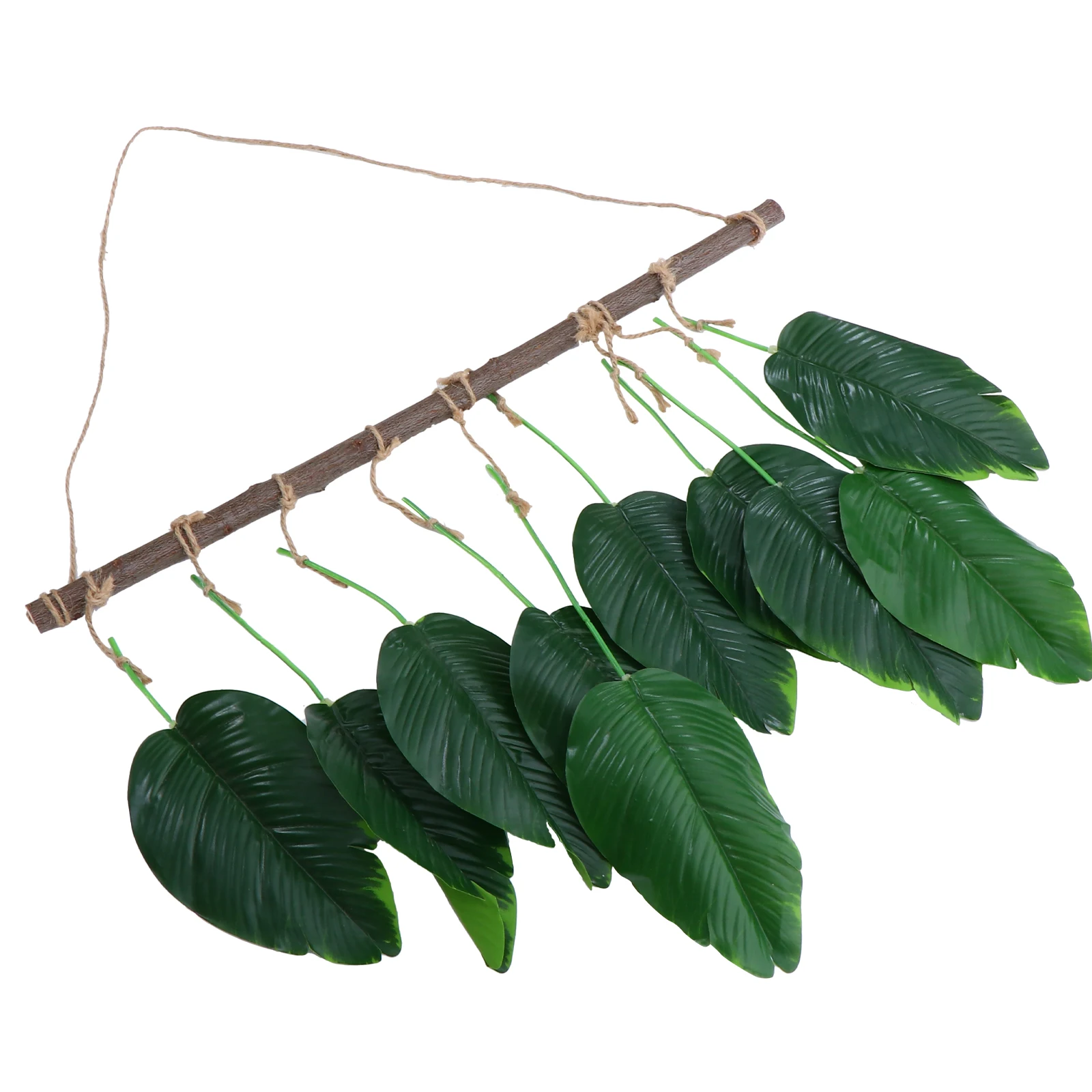 

1Pcs Artificial Plant Pendant Realistic Texture Wall Hanging Decor Artificial Leaf for Home Wedding Garden Scene Decoration