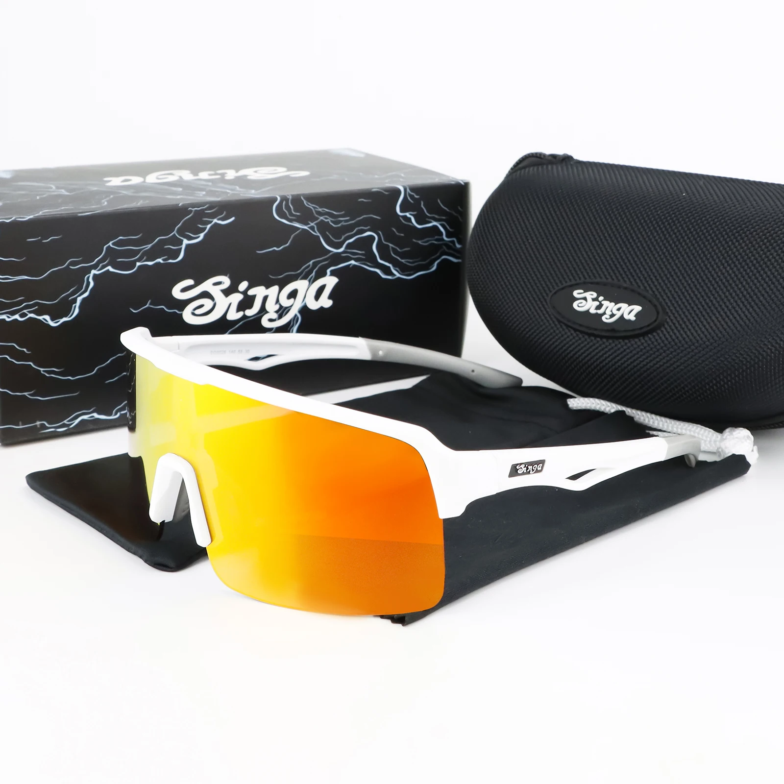

SINGA Cycling glasses Mountain Bicycle Sunglasses Outdoor Riding Goggle Sports Eyewear for Man Women UV400 Sunglasses