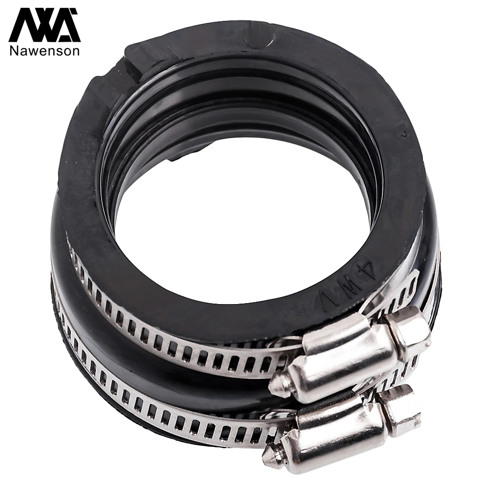 Motorcycle Carburetor Intake Manifold Gasket Rubber Carb Flange Adapter Boot for Yamaha YFM600 Grizzly 600 1998-2001
