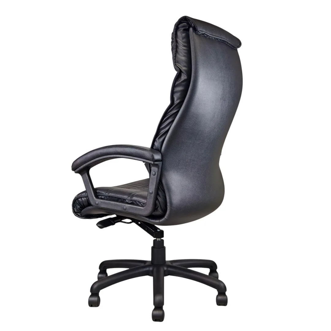 

Modern Ergonomic Executive Leather Office Chair with Adjustable Height
