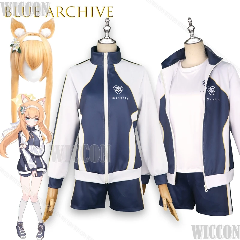 

Iroha Mari Hanekawa Hasumi Urawa Hanako Одежда для косплея Спортивная форма Аниме Девушка Игра Синий Архив Хэллоуин Наряд 【Wiccon】