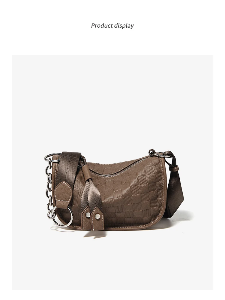 FOXER Damen Leder Sling Umhängetasche Mädchen Kleine Umhängetasche Handtasche – Detail 10