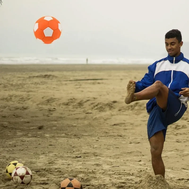 Size 3，4，5 Portable Football Toy Soccer Ball Sport Curve Ball Reusable Training Football Ball for Outdoor & Indoor Match