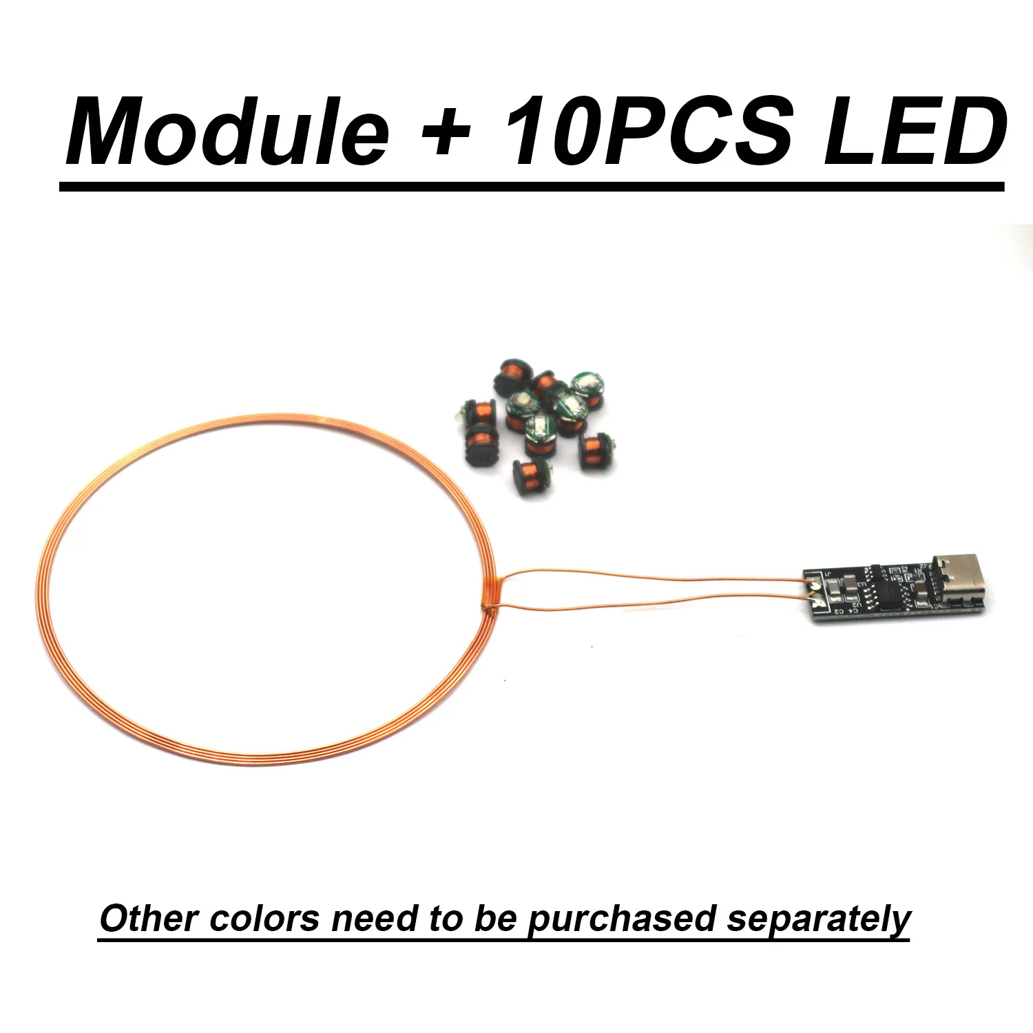 Dykbcells Wireless Power Module 10 LED Receiver Lamps 3