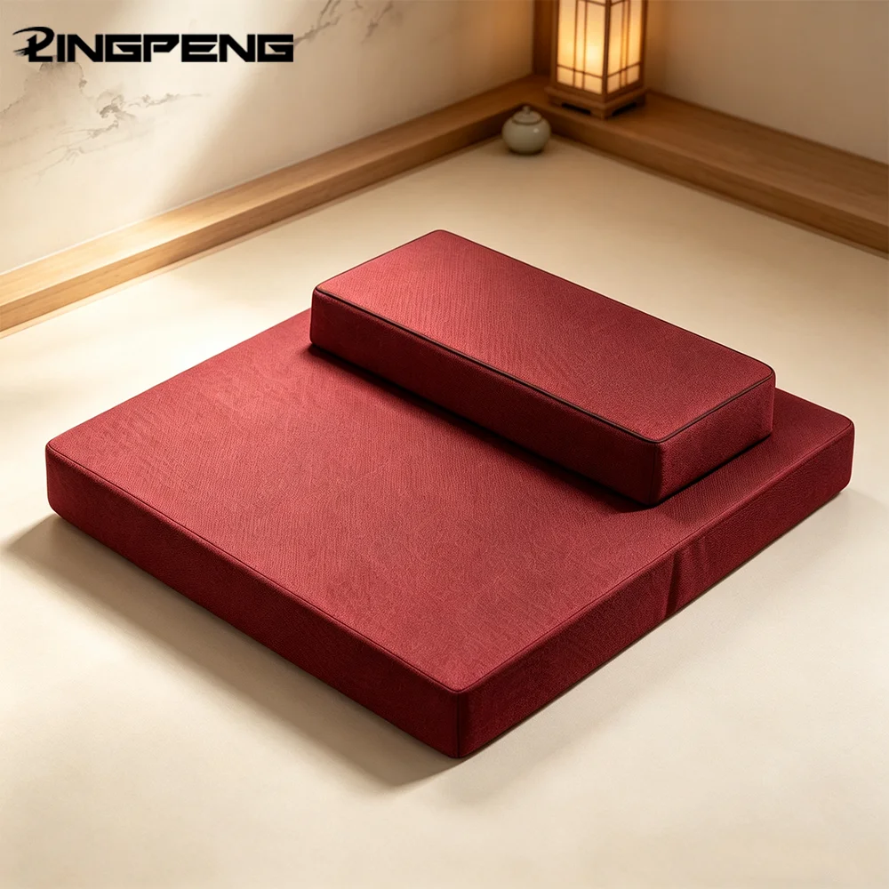 Seat Cushion Meditation Mat Household Futon Prayer Mat Folding Foldable Thick Cushion  Yoga Meditation Yoga Activities