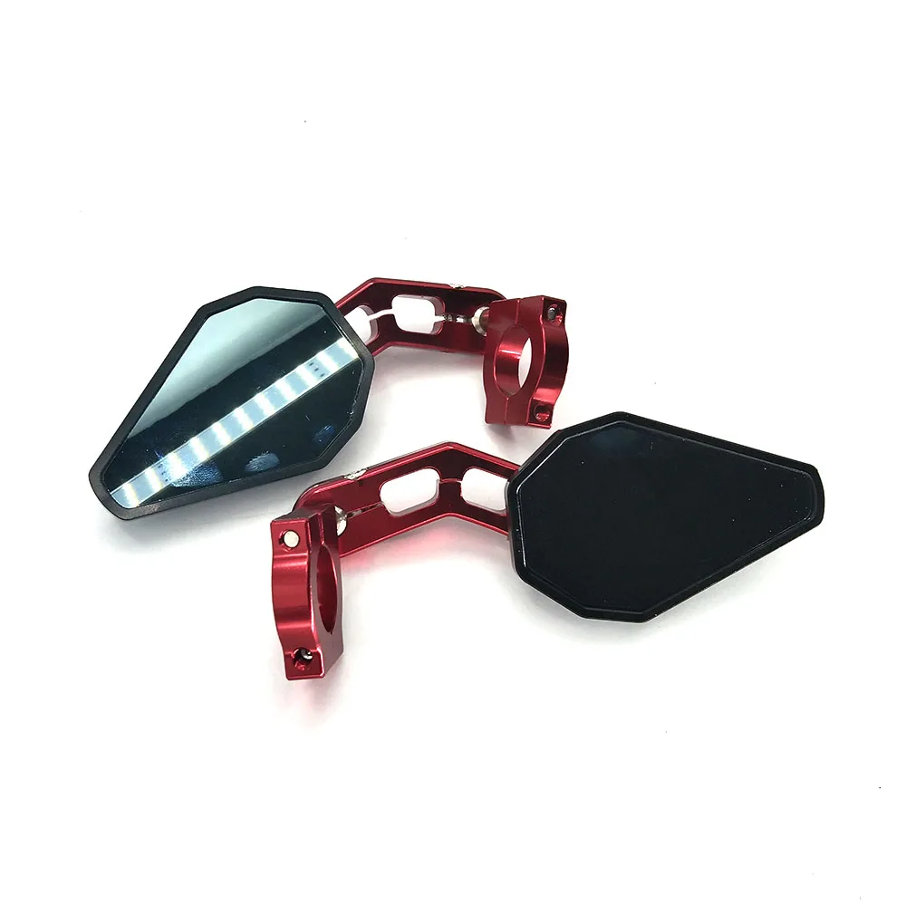 Aluminum Motorcycle Rear View Side Mirror 7/8 22mm Accessories Handlebar Mirror Replacement For ATV