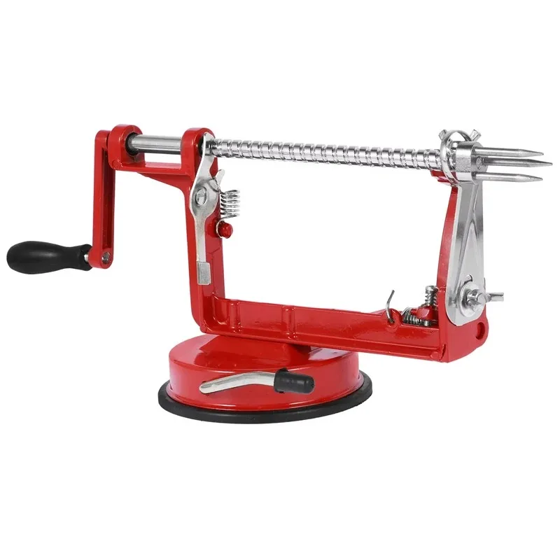 

Manual stainless steel rotary potato tower machine, aluminum alloy hand cranked potato machine, tornado potato machine