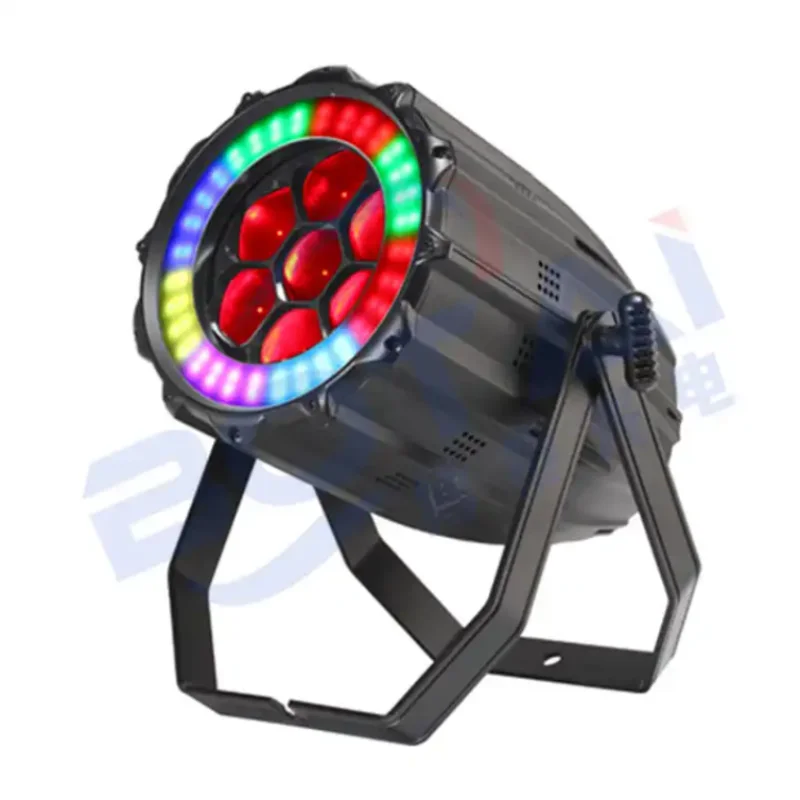 Botai 7x40W With 80X0.2W Indoor RGBW 4in1 DMX512 Led Zoom par light for Stage Effect DJ Disco Bar Club Prom Party Lighting