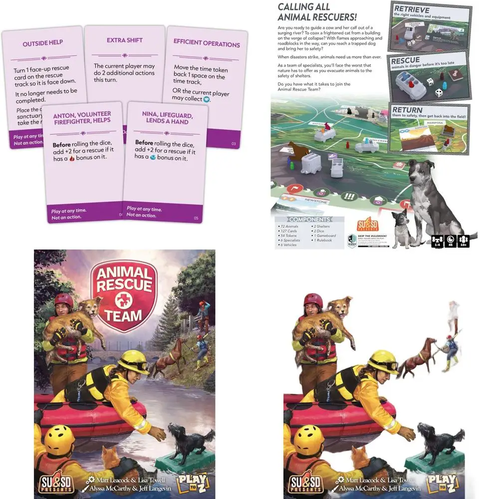 

Rescue Mission: Save Animals from Disasters | Family Cooperative Game for Ages 8+ | 2-4 Players | 45 Min Playtime