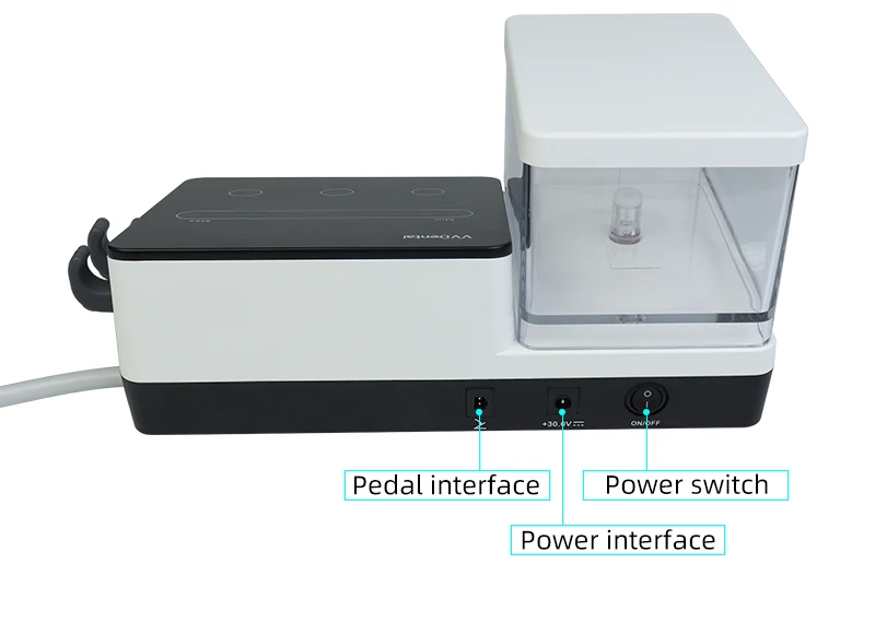 VVDental Ultraschall-Scaler mit LED-Licht-Handstück und 10 Stück Spitzen, Zahnreinigungsgerät für Zahnsteinentfernung, Parodontologie und Endodontie – Detail 5