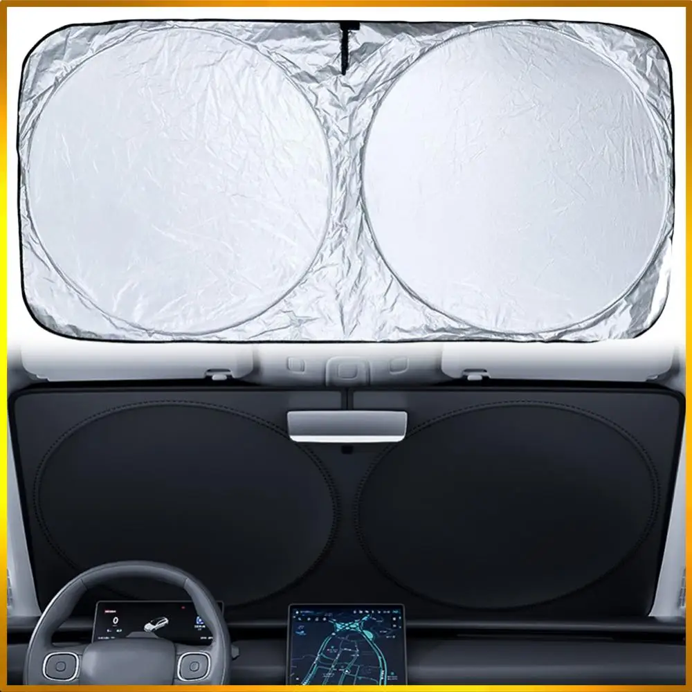 Window Shade Sun Visor Foldable Front Window Sunscreen Auto Window Sun Shield Cover Auto Interior Accessories