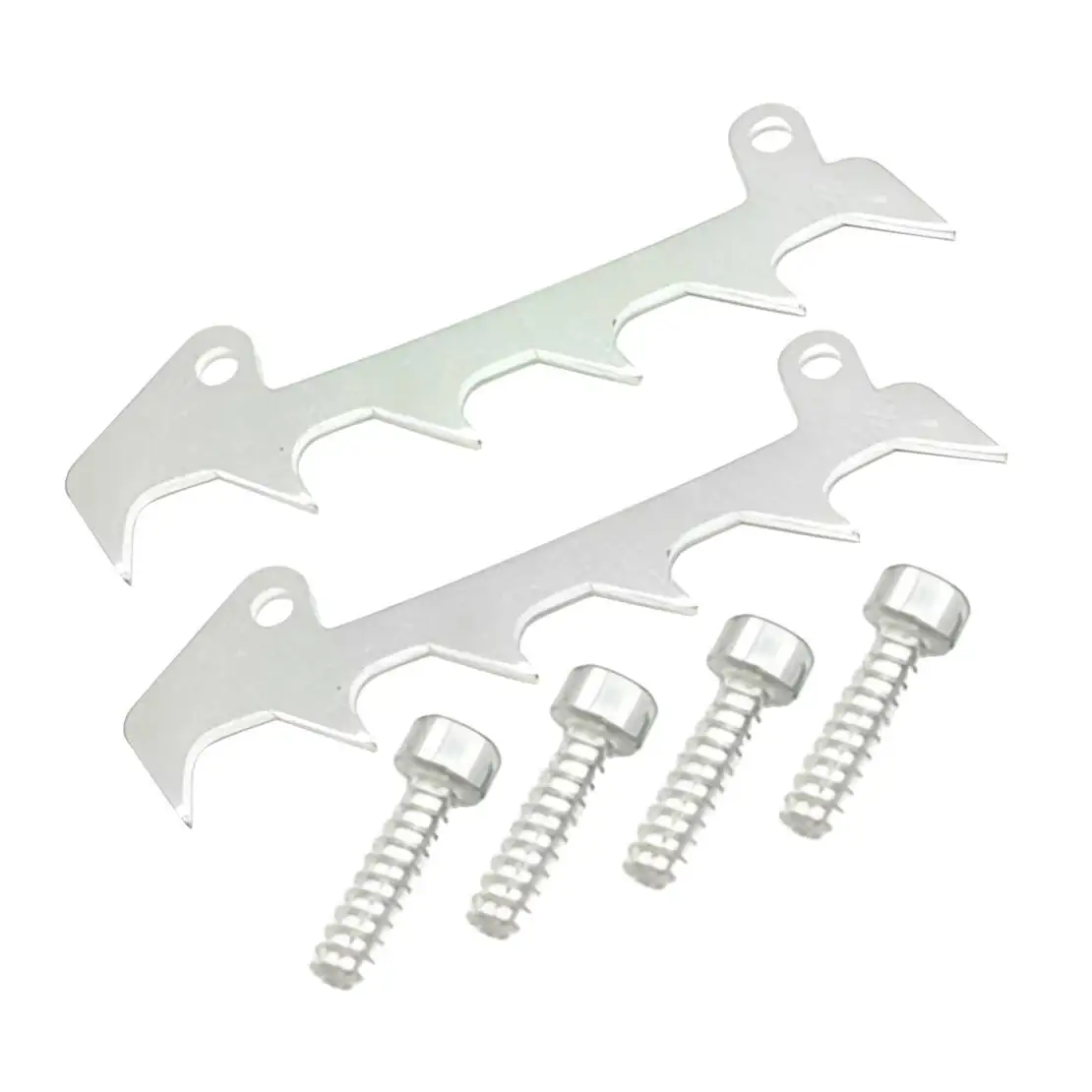 2pcs Bumper Spike Bolts Kit Fit for Stihl 017 018 MS170 MS180 MS210 MS250 Chainsaw Silver