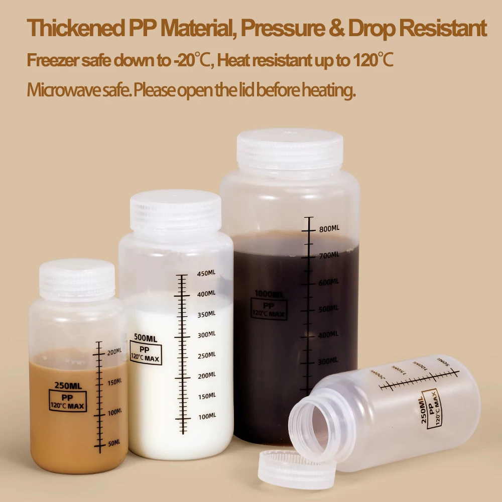 30ml to 1000ml Food Grade Measuring Cup Microwave Safe High Temp Resistant For Milk TCM Soy Milk Coffee Milk Tea
