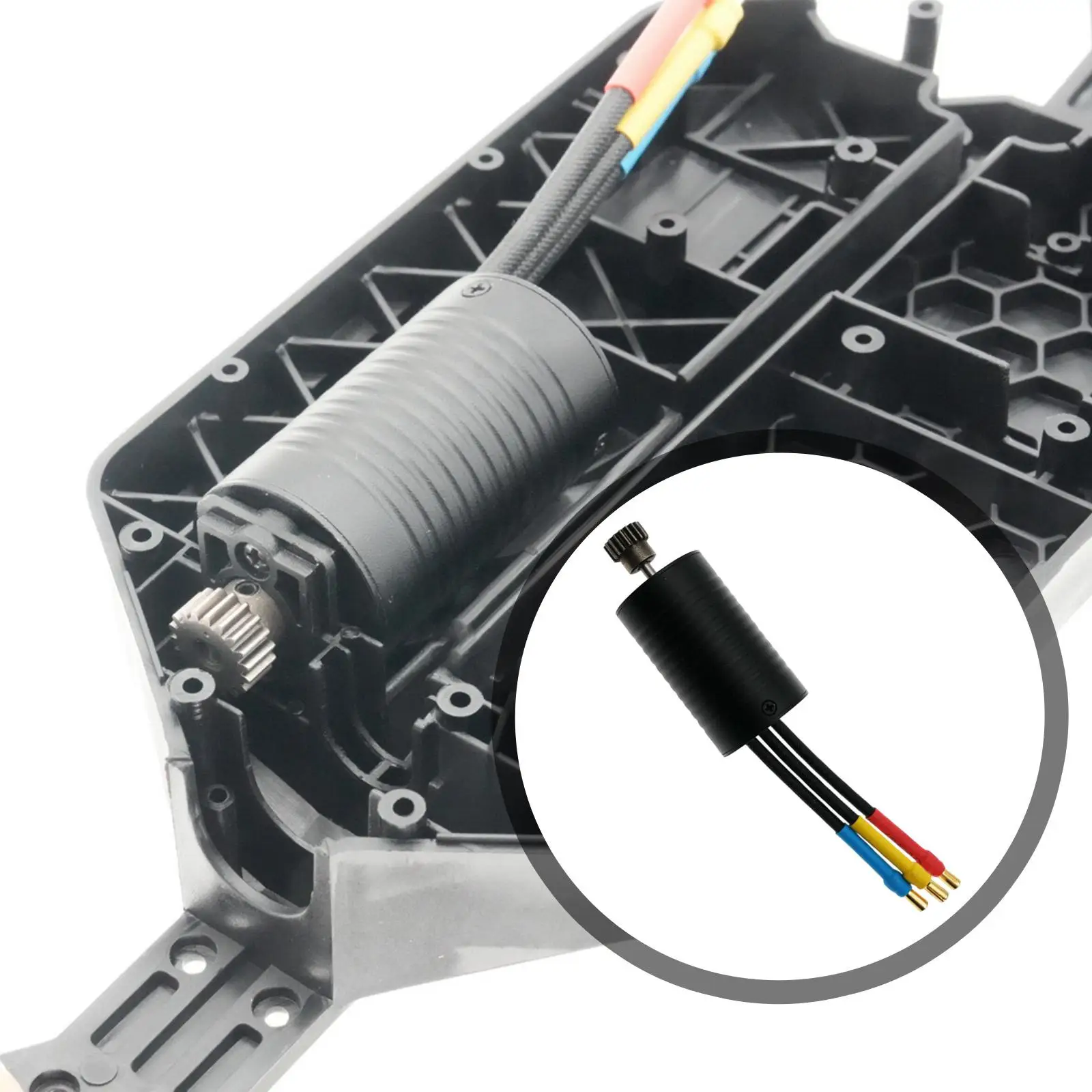 

Бесщеточный двигатель, сменный профессиональный легкий вес, расходные материалы Компактный аксессуар для радиоуправляемого автомобиля Запчасти для радиоуправляемых автомобилей SY2847-016-7/L65