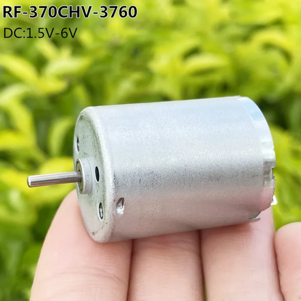 Mini RF-370CHV-3760 Motor DC 1.5V 3V 5V 6V 16700RPM High Speed Precious Metal Brush Motor Engine for Model Toy Accessories