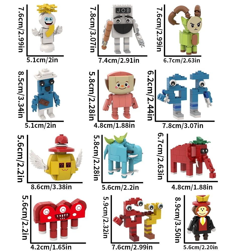 Popular Steal A Brainrot Collectible Building Blocks，Italian Brainrot Desktop Decoration Model Omament，Prefer for Birthday Gift