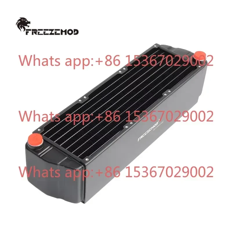 FREEZEMOD Server Water Cooling 8CM Radiator SR-LH65T3X80 Aluminum 65mm Thick 3-Layer Z Channel Heat Exchanger for PC