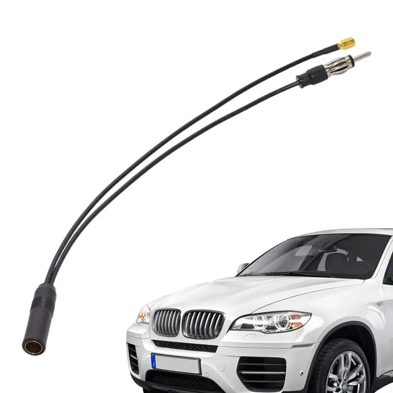 FM AM Car Radio Antenna Adapter Car Radio Stereo Cable Adapter Converter Antenna Aftermarket Car Radio Converter Antenna